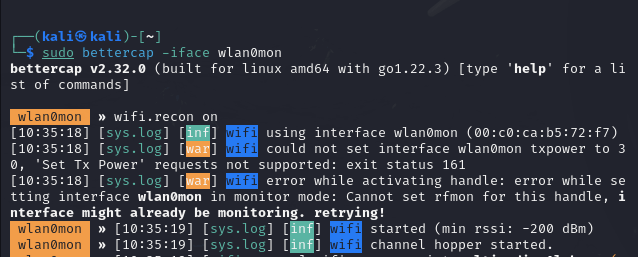 Bettercap Kali Linux