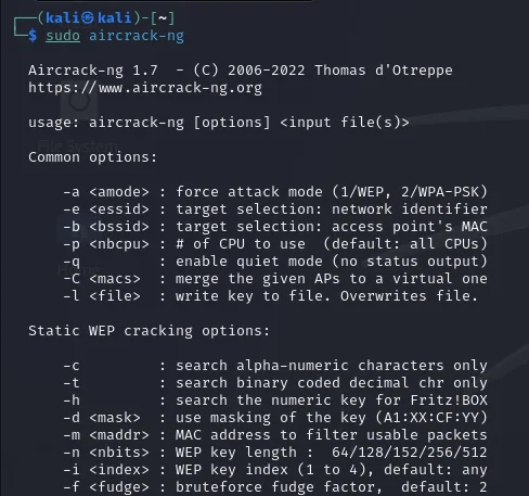 aircrack-ng cracker haseł WiFi