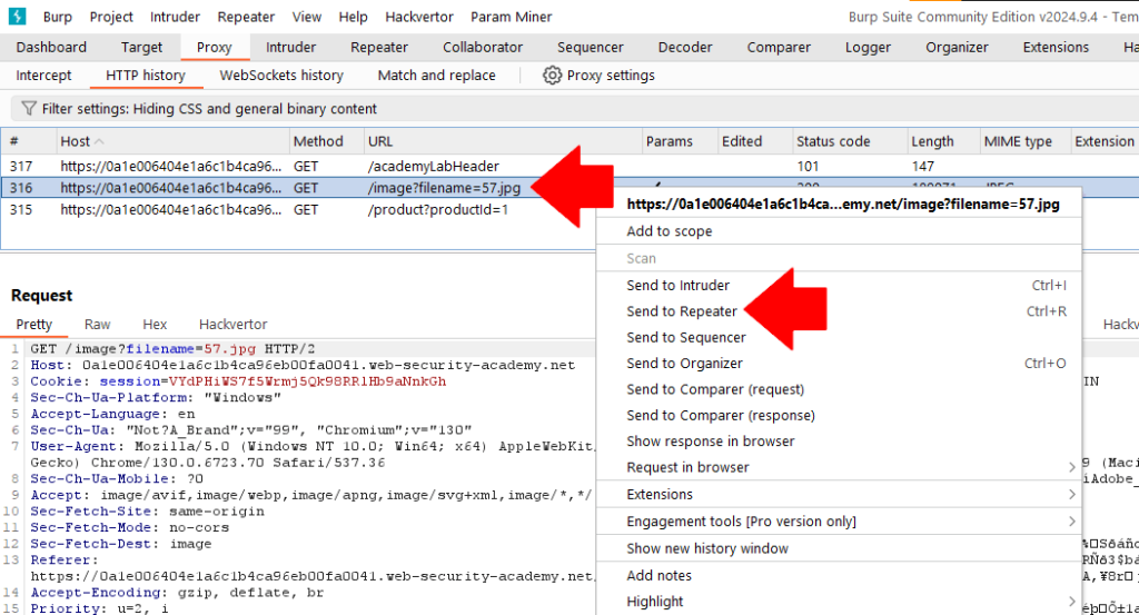path traversal zadanie z websecurity academy