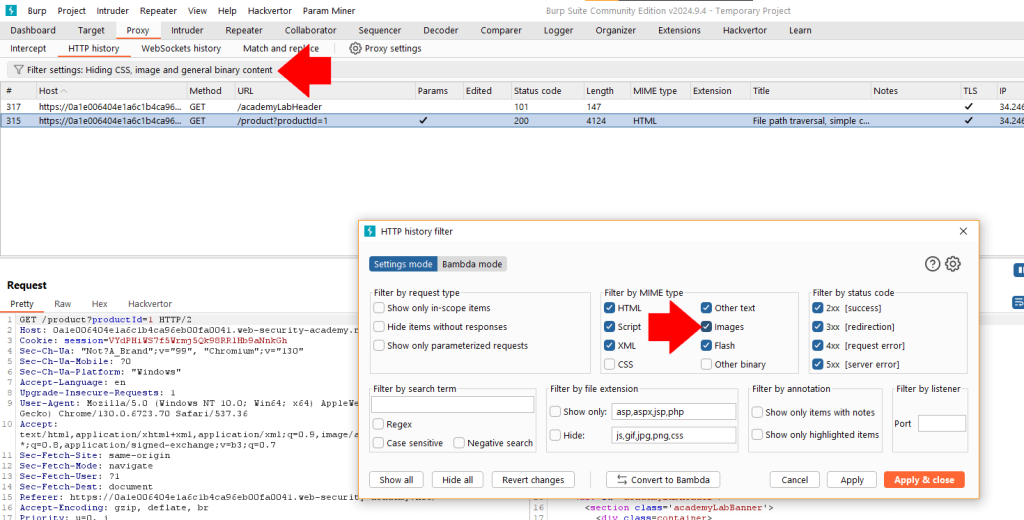 File path traversal, simple case