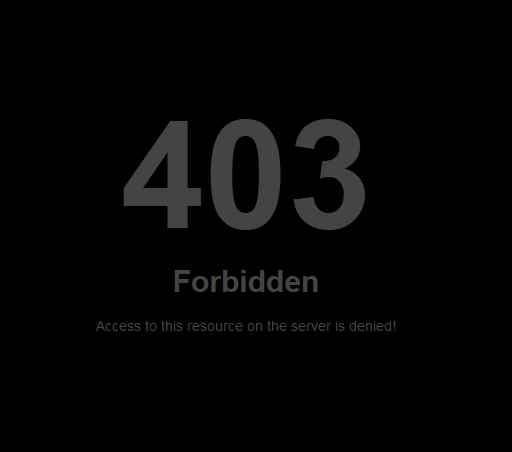 błąd 403 jak naprawić