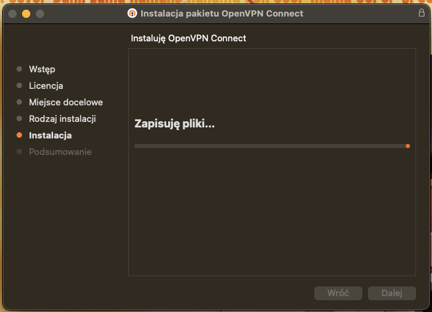 instalacja openvpn na macos