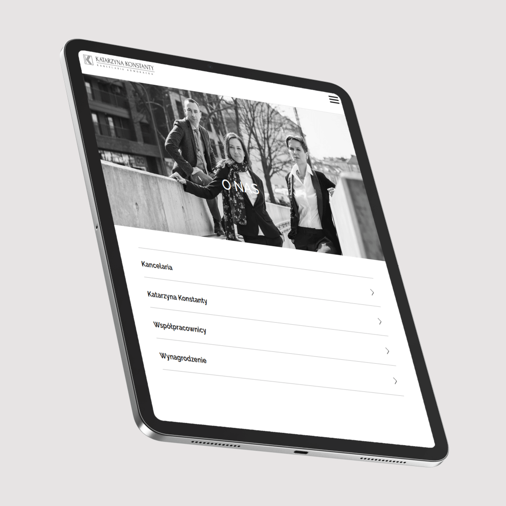 strona internetowa dla kancelarii adwokackiej