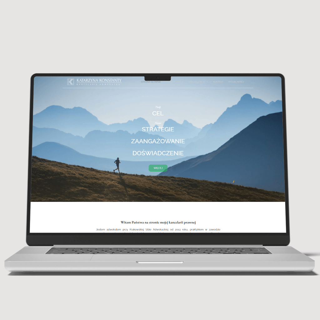 strona internetowa dla kancelarii adwokackiej
