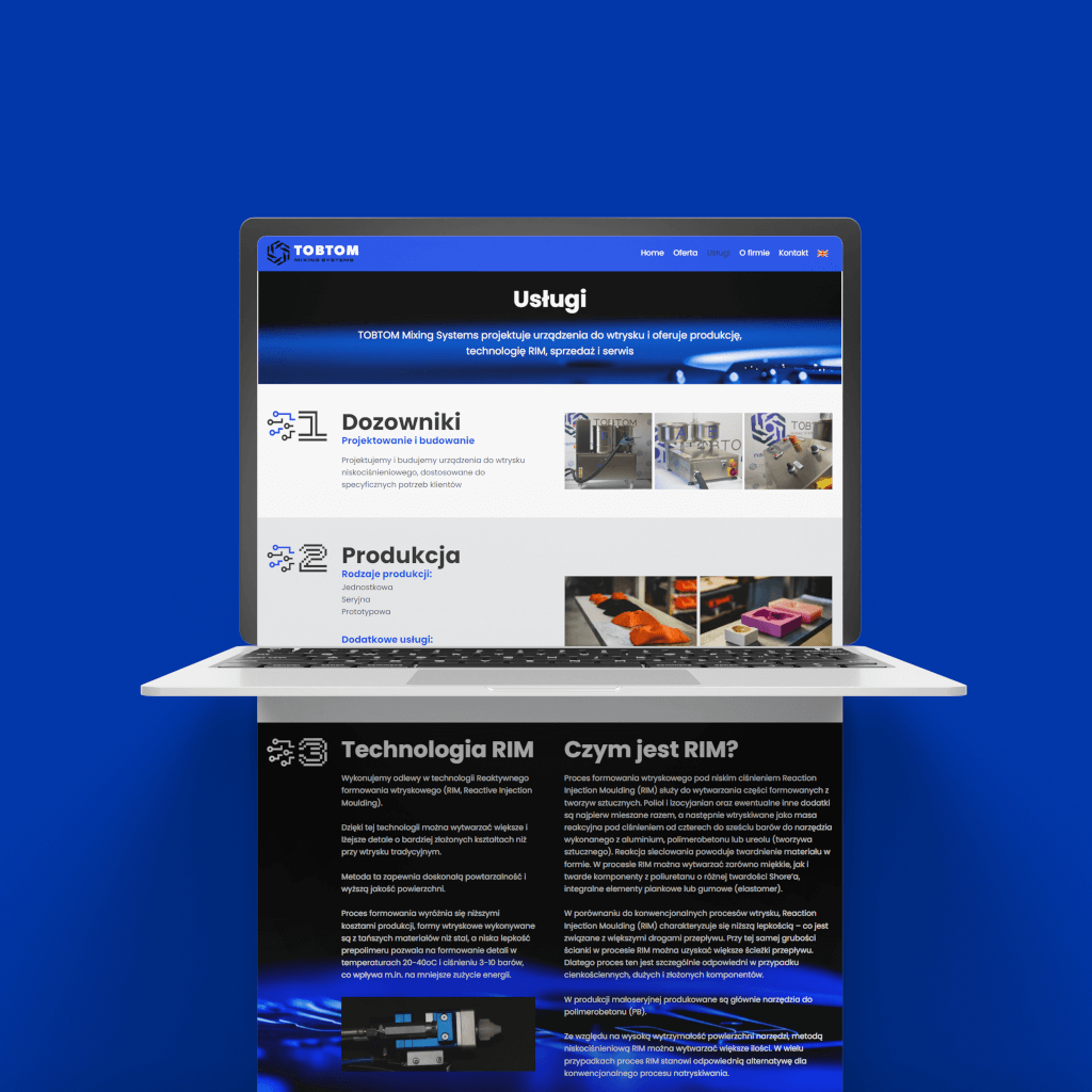 strony internetowe dla średnich firm