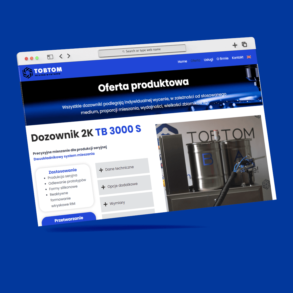 strony internetowe dla średnich firm