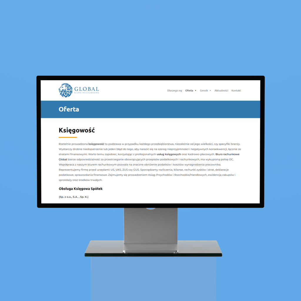 strony internetowe www