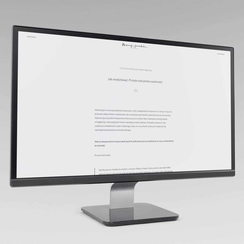 strony na wordpressie monika szeliga