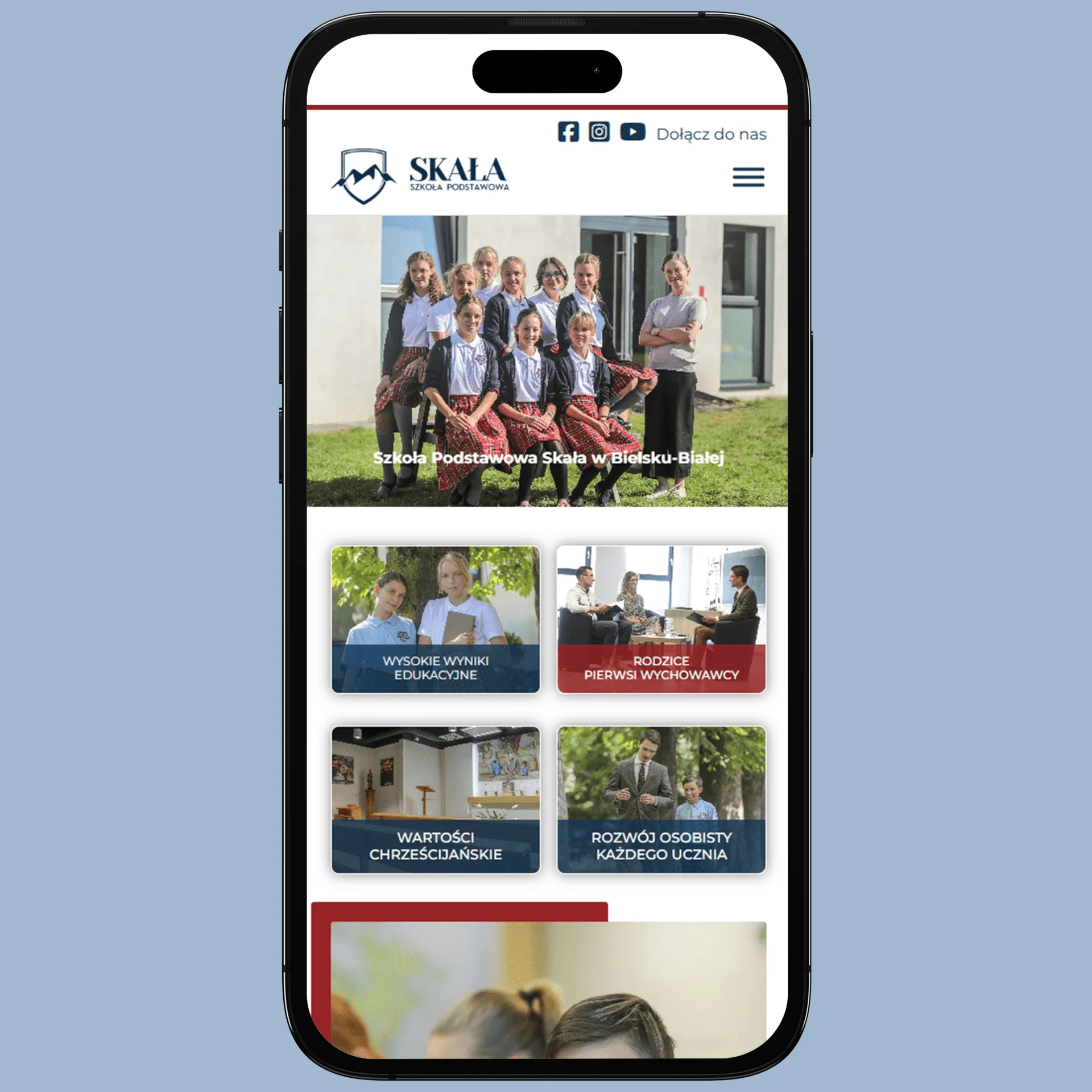 tworzenie stron dla szkół podstawowych